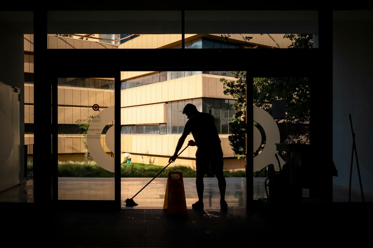 Professional cleaning team at work in Hagerstown